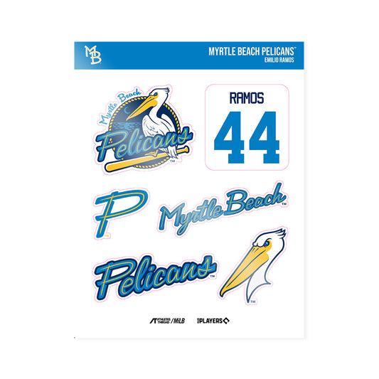 MB Pelicans - MILB Baseball : Emilio Ramos - Sticker Sheet-0