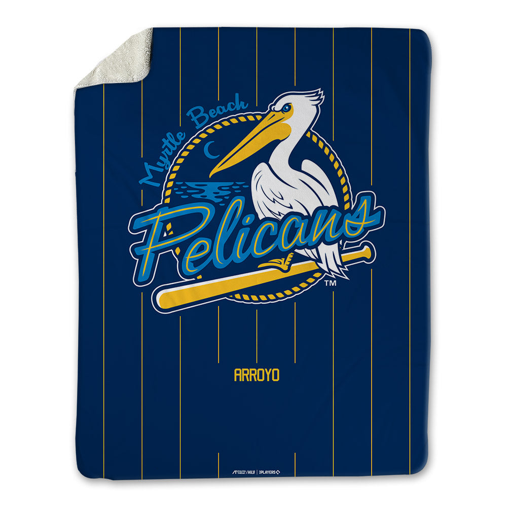 MB Pelicans - MILB Baseball : Rowell Arroyo - Blanket-0