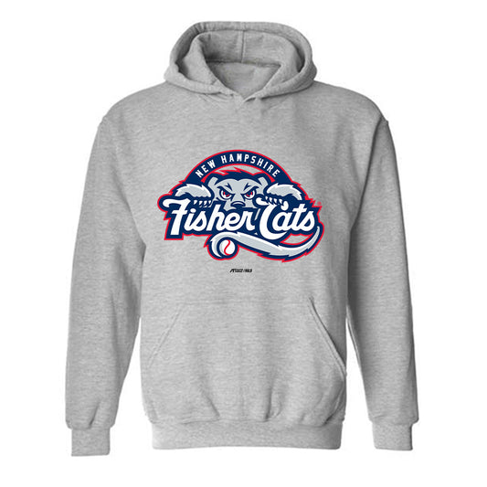 NH Fisher Cats - MILB Baseball : Tucker Toman - Hooded Sweatshirt-0