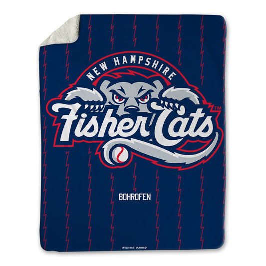 NH Fisher Cats - MILB Baseball : Jace Bohrofen - Blanket-0