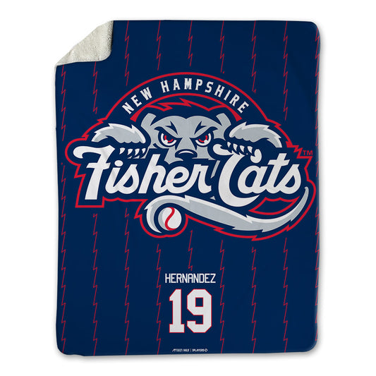 NH Fisher Cats - MILB Baseball : Alexis Hernandez - Blanket-0