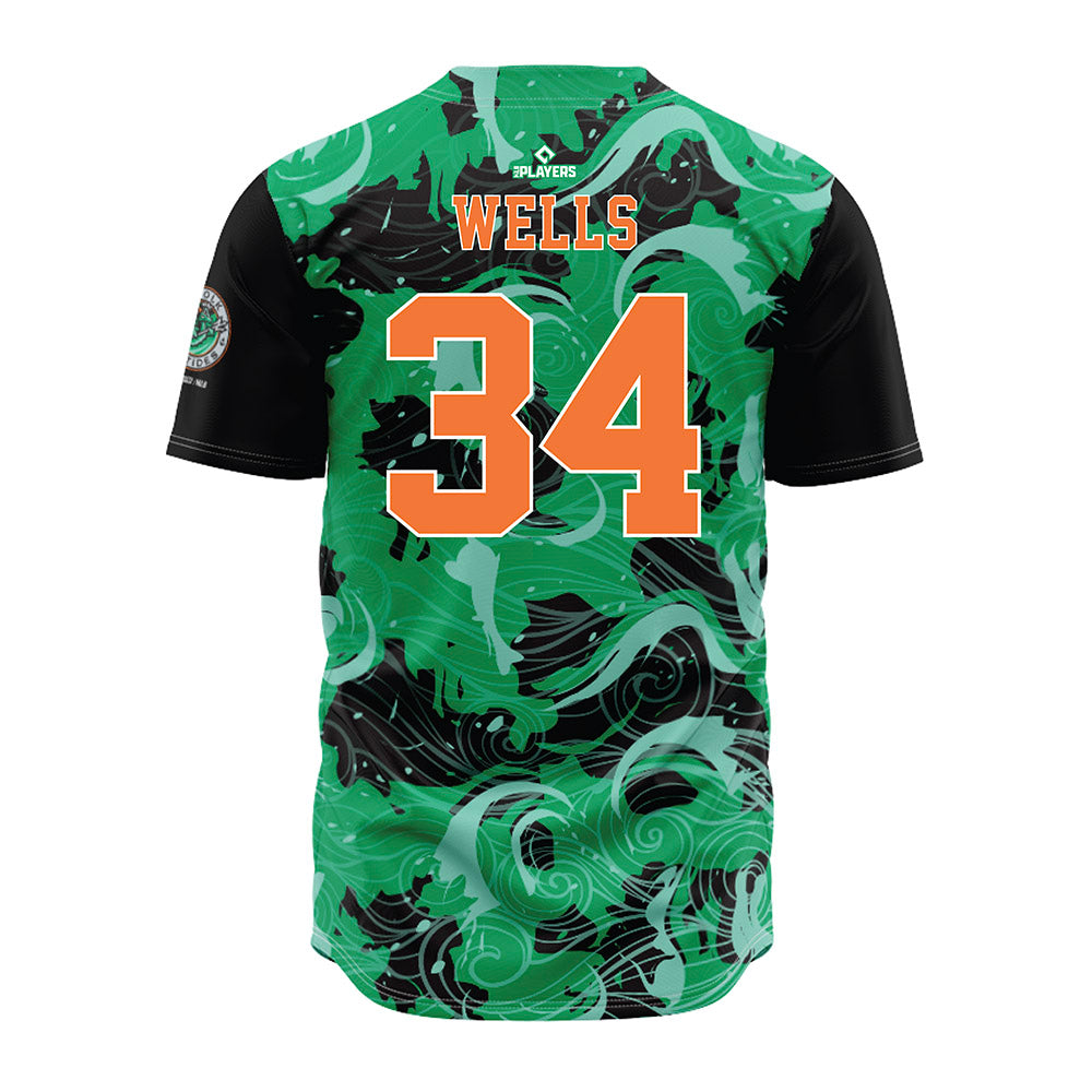 Norfolk Tides - MILB Baseball : Levi Wells - Jersey-1