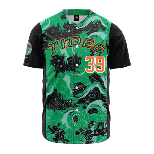 Norfolk Tides - MILB Baseball : Yaramil Hiraldo - Jersey-0