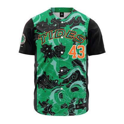 Norfolk Tides - MILB Baseball : Jake Dykhoff - Jersey-0