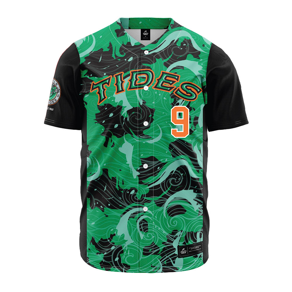 Norfolk Tides - MILB Baseball : Luis Vazquez - Jersey-0