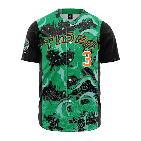 Norfolk Tides - MILB Baseball : Jud Fabian - Jersey-0