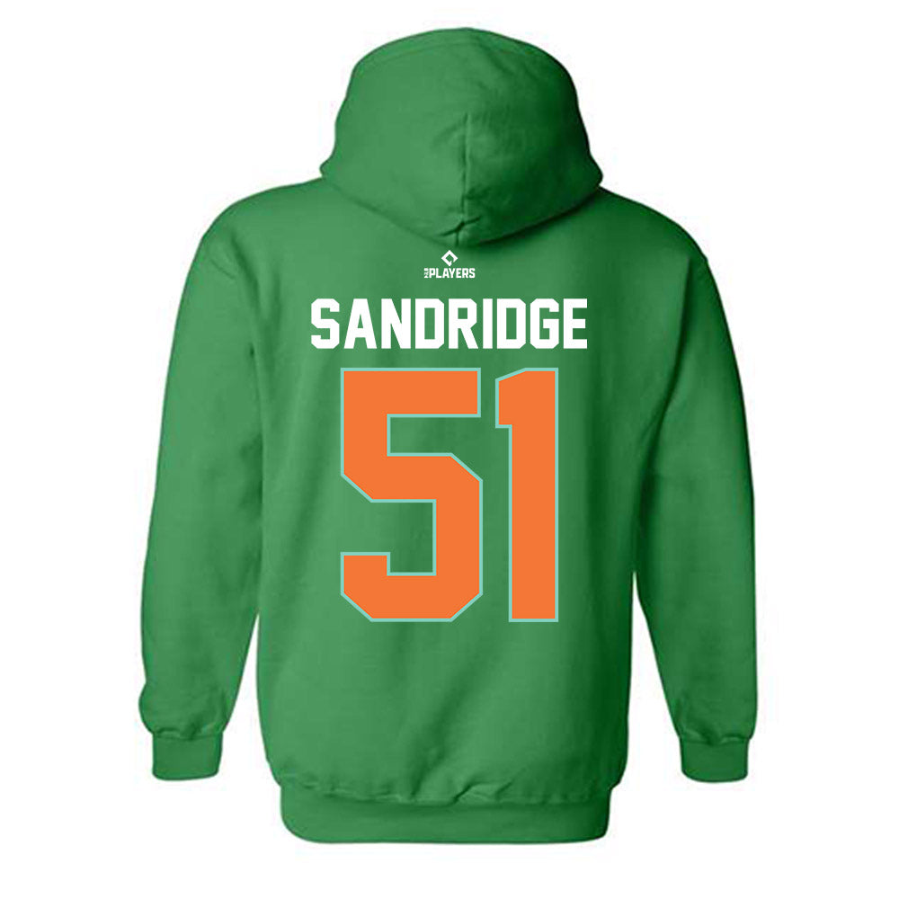 Norfolk Tides - MILB Baseball : Jayvien Sandridge - Hooded Sweatshirt-1