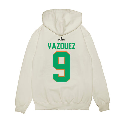 Norfolk Tides - MILB Baseball : Luis Vazquez - Premium Hooded Sweatshirt-1