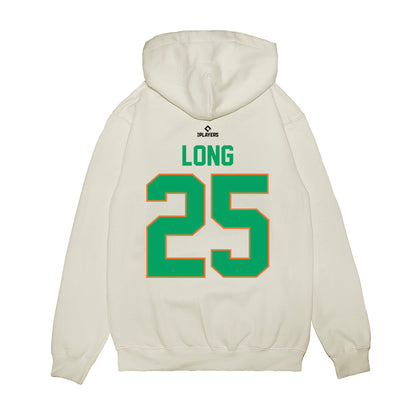 Norfolk Tides - MILB Baseball : Ryan Long - Premium Hooded Sweatshirt-1