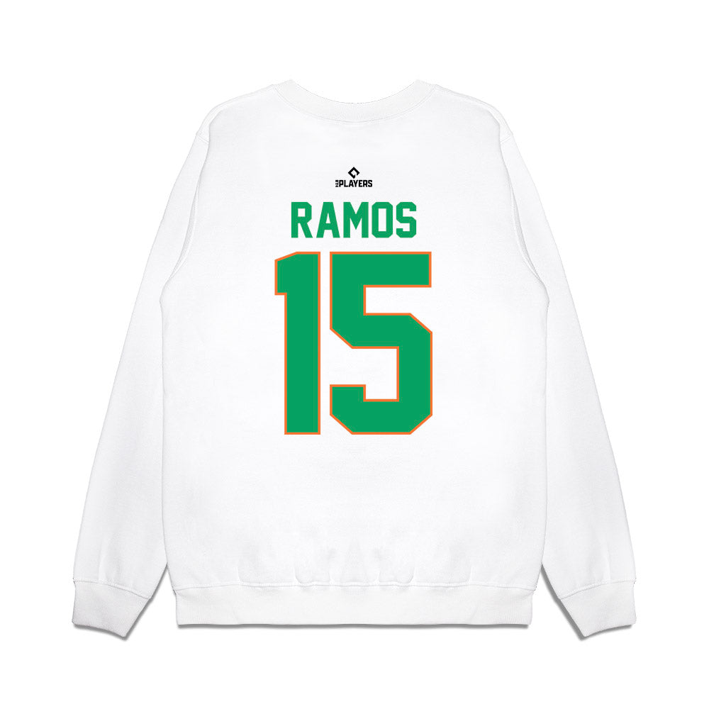 Norfolk Tides - MILB Baseball : Bryan Ramos - Premium Crewneck Sweatshirt-1