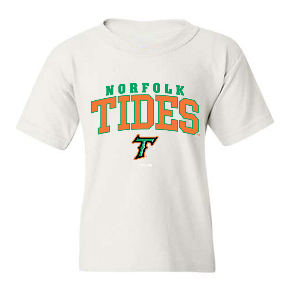 Norfolk Tides - MILB Baseball : Ryan Long - Youth T-Shirt-0