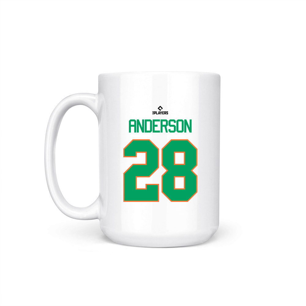 Norfolk Tides - MILB Baseball : Ethan Anderson - Coffee Mug-1