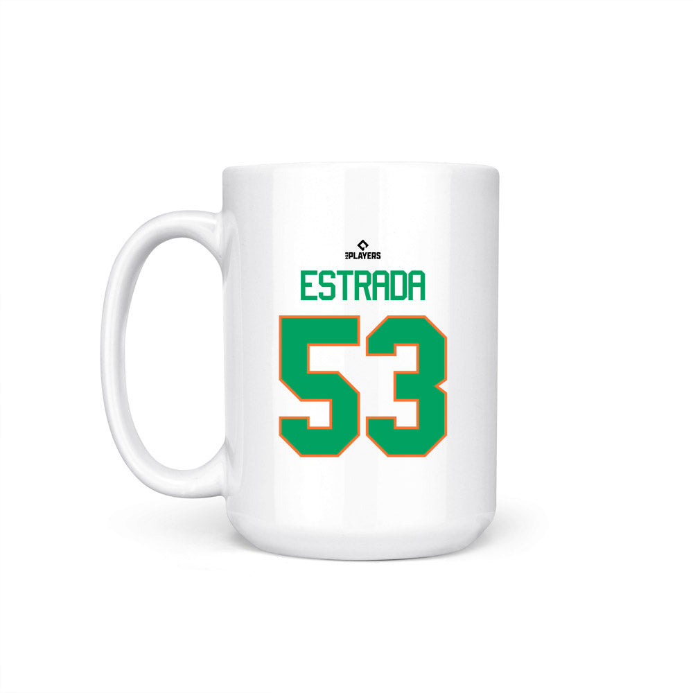 Norfolk Tides - MILB Baseball : Aron Estrada - Coffee Mug-1