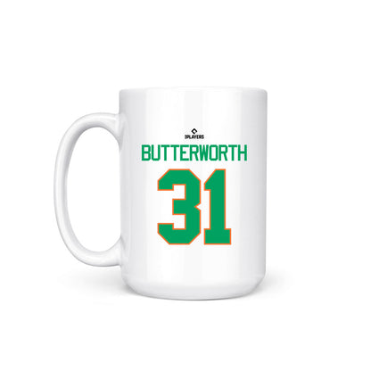 Norfolk Tides - MILB Baseball : Brandon Butterworth - Coffee Mug-1