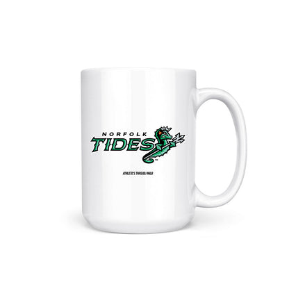 Norfolk Tides - MILB Baseball : Aron Estrada - Coffee Mug-0