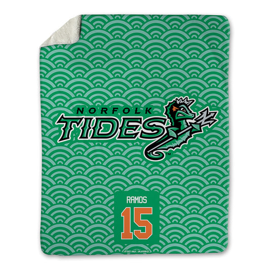 Norfolk Tides - MILB Baseball : Bryan Ramos - Blanket-0
