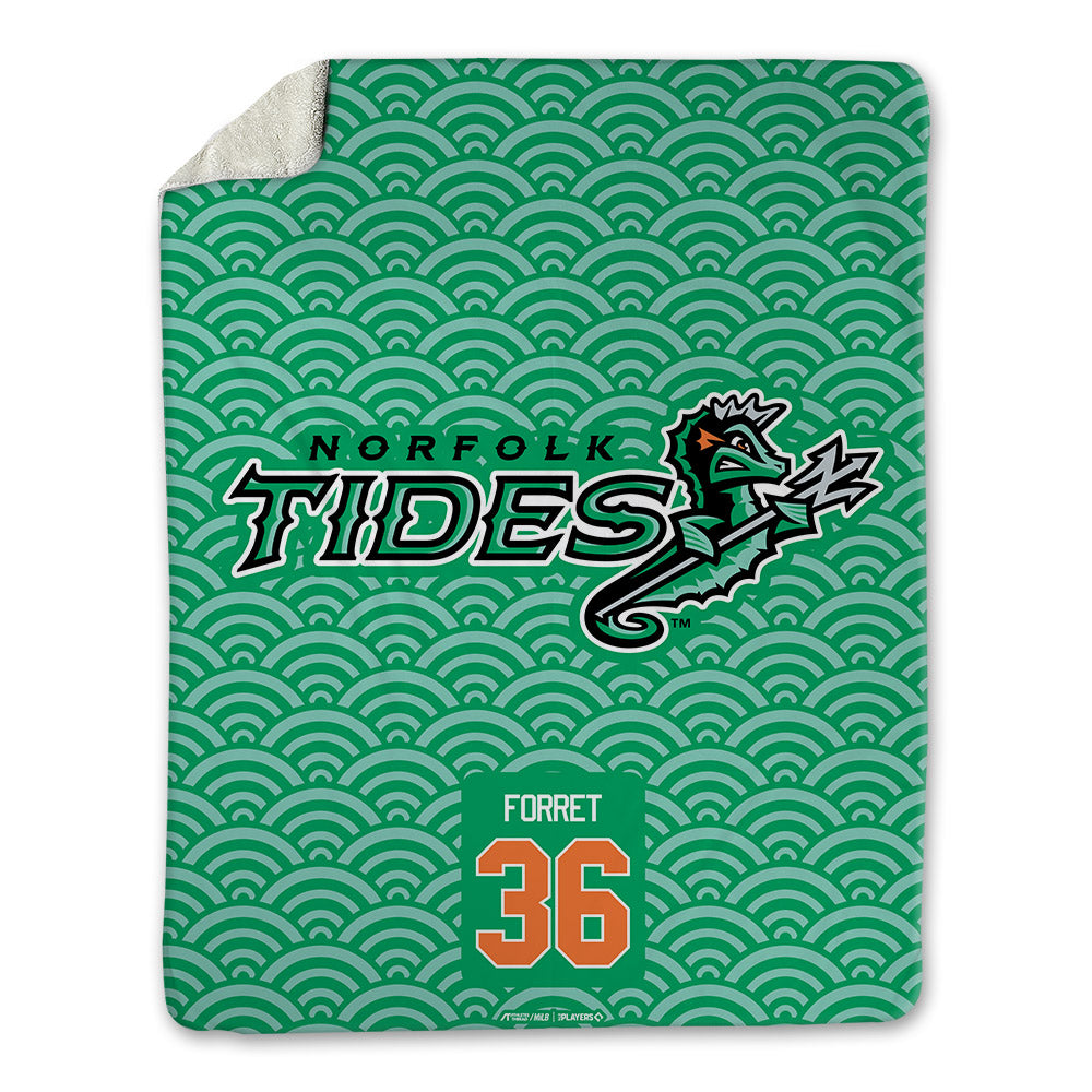 Norfolk Tides - MILB Baseball : Michael Forret - Blanket-0