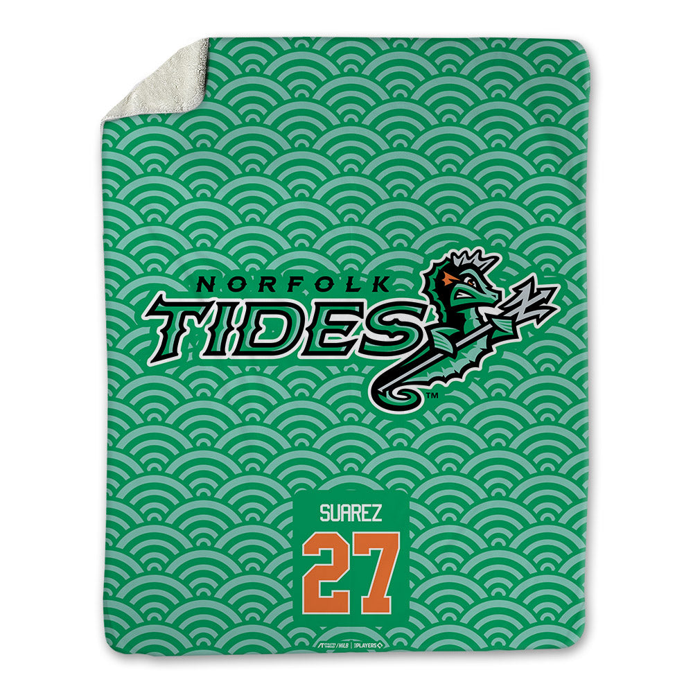 Norfolk Tides - MILB Baseball : Albert Suarez - Blanket-0