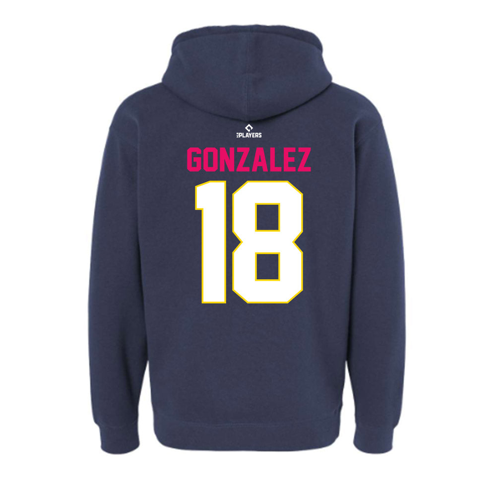 NW Arkansas Naturals - MILB Baseball : Ricson Gonzalez - Hooded Pullover Sweatshirt-1