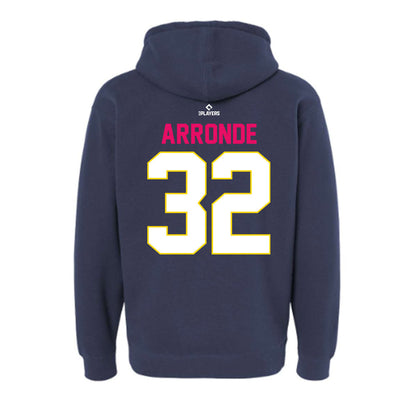 NW Arkansas Naturals - MILB Baseball : Felix Arronde - Hooded Pullover Sweatshirt-1