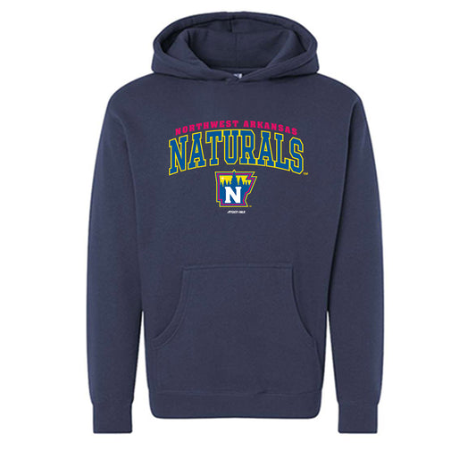 NW Arkansas Naturals - MILB Baseball : Anthony Simonelli - Hooded Pullover Sweatshirt-0