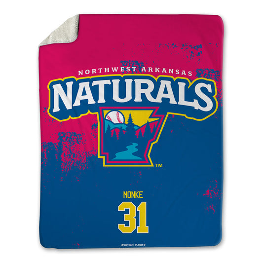 NW Arkansas Naturals - MILB Baseball : Caden Monke - Blanket-0