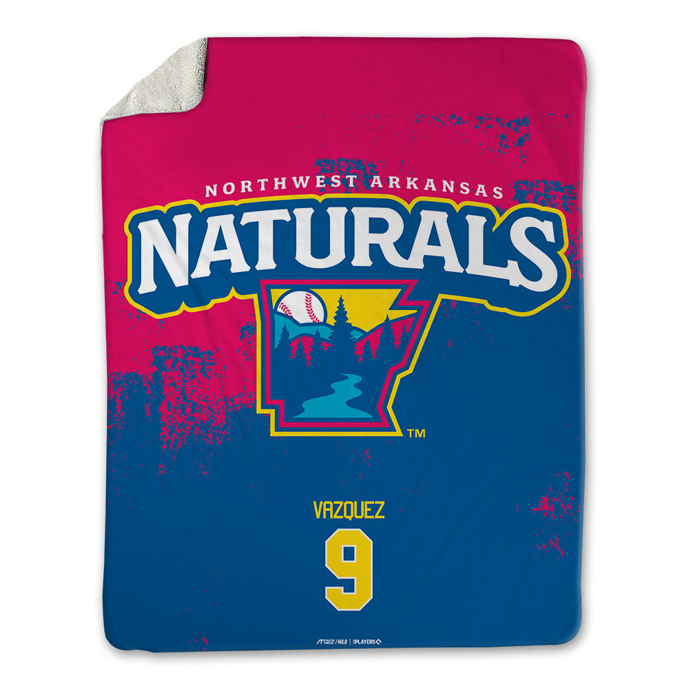NW Arkansas Naturals - MILB Baseball : Daniel Vazquez - Blanket-0