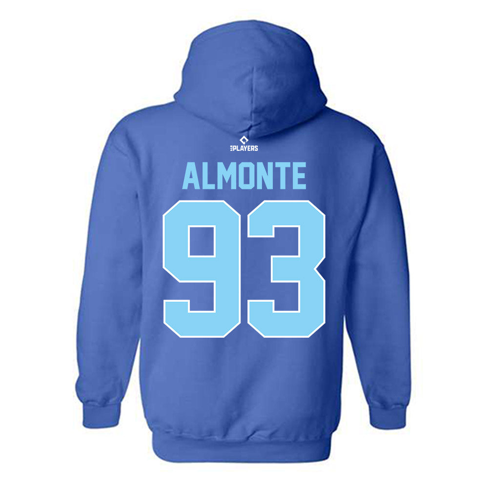 OKC Comets - MILB Baseball : Yency Almonte - Hooded Sweatshirt-1