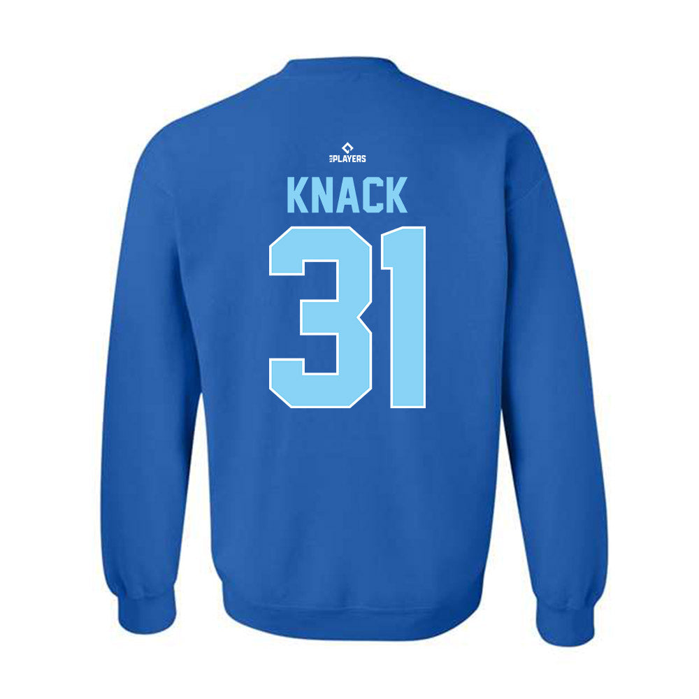 OKC Comets - MILB Baseball : Landon Knack - Crewneck Sweatshirt-1