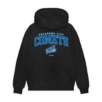 OKC Comets - MILB Baseball : Garrett McDaniels - Premium Hooded Sweatshirt-0