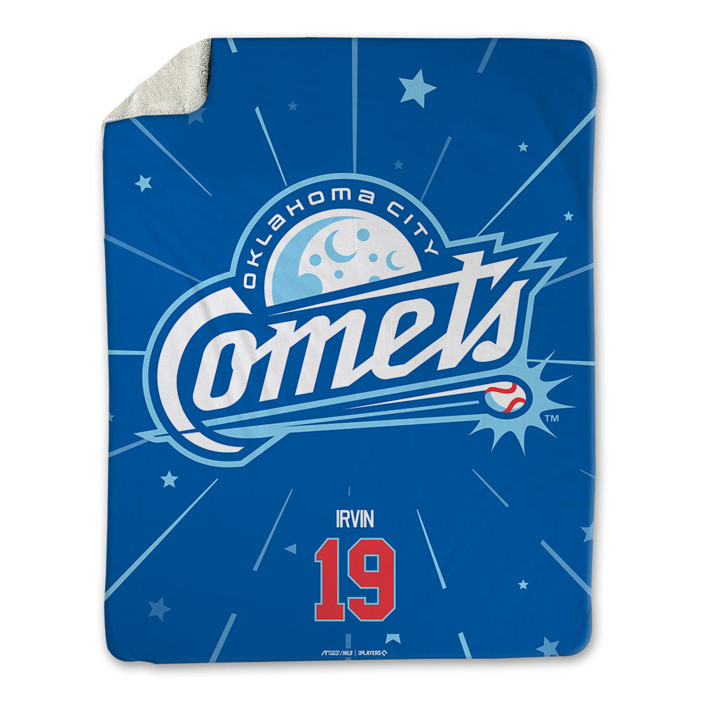 OKC Comets - MILB Baseball : Cole Irvin - Blanket-0