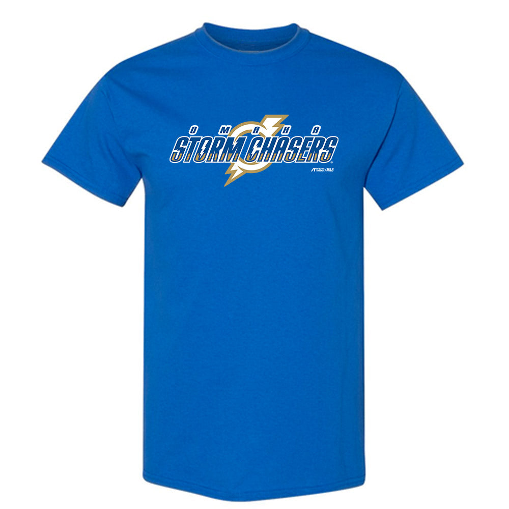 Omaha Storm Chasers - MILB Baseball : Connor Kaiser - T-Shirt-0