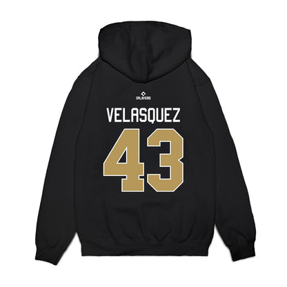 Omaha Storm Chasers - MILB Baseball : Vince Velasquez - Premium Hooded Sweatshirt-1