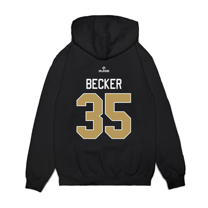 Omaha Storm Chasers - MILB Baseball : Colton Becker - Premium Hooded Sweatshirt-1