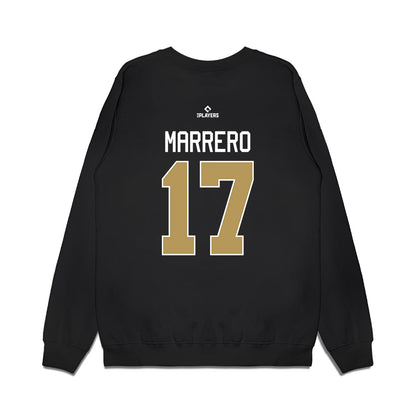 Omaha Storm Chasers - MILB Baseball : Elih Marrero - Premium Crewneck Sweatshirt-1