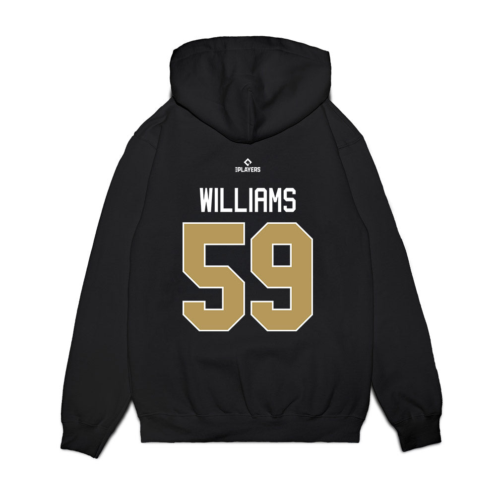 Omaha Storm Chasers - MILB Baseball : Henry Williams - Premium Hooded Sweatshirt-1