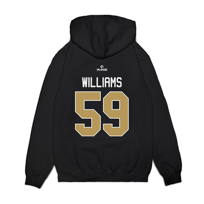 Omaha Storm Chasers - MILB Baseball : Henry Williams - Premium Hooded Sweatshirt-1