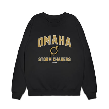 Omaha Storm Chasers - MILB Baseball : Jorge Alfaro - Premium Crewneck Sweatshirt-0