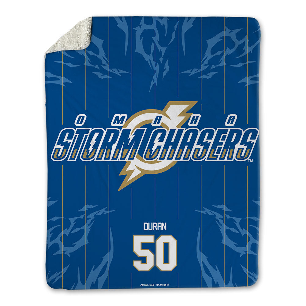 Omaha Storm Chasers - MILB Baseball : Carlos Duran - Blanket-0