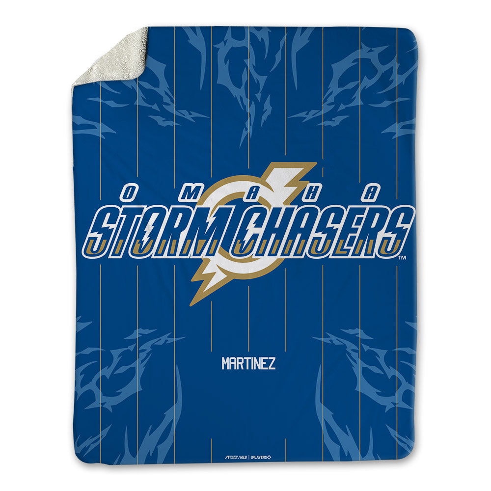 Omaha Storm Chasers - MILB Baseball : Chazz Martinez - Blanket-0