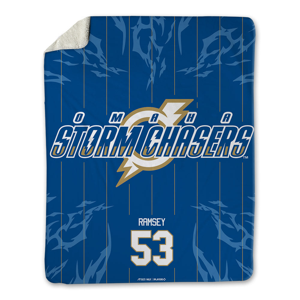 Omaha Storm Chasers - MILB Baseball : Ryan Ramsey - Blanket-0