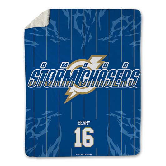 Omaha Storm Chasers - MILB Baseball : Jacob Berry - Blanket-0