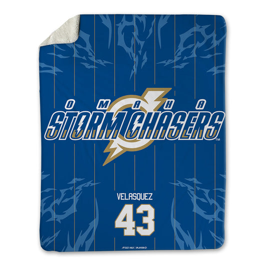 Omaha Storm Chasers - MILB Baseball : Vince Velasquez - Blanket-0
