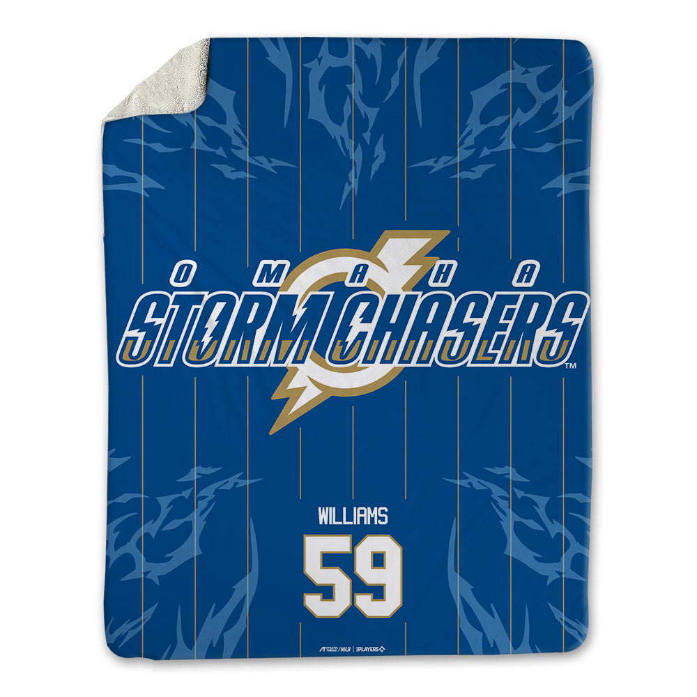 Omaha Storm Chasers - MILB Baseball : Henry Williams - Blanket-0