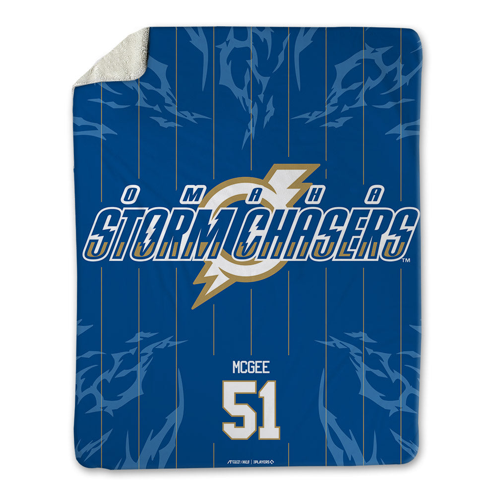 Omaha Storm Chasers - MILB Baseball : Easton McGee - Blanket-0
