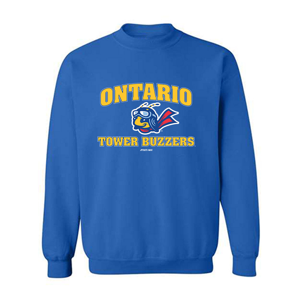 Ontario Tower Buzzers - MILB Baseball : Javier Herrera - Crewneck Sweatshirt-0