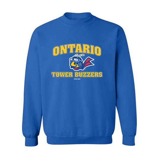 Ontario Tower Buzzers - MILB Baseball : Samuel Sanchez - Crewneck Sweatshirt-0