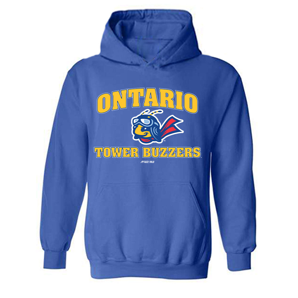 Ontario Tower Buzzers - MILB Baseball : Javier Bartolozzi - Hooded Sweatshirt-0