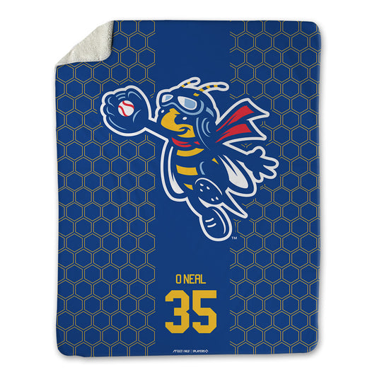 Ontario Tower Buzzers - MILB Baseball : Conner O'Neal - Blanket-0
