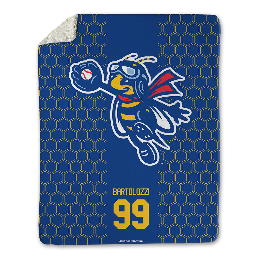 Ontario Tower Buzzers - MILB Baseball : Javier Bartolozzi - Blanket-0